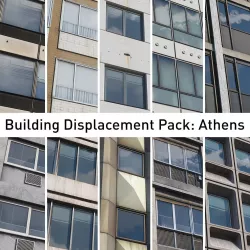Building Displacement Pack Athens Texture