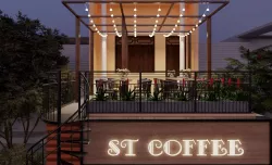 Cafe design 3D model