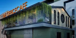 Cafe Exterior Clock window 3D model