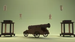 cannon 3D model