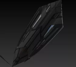 Captain America Wakanda Shield 3D model