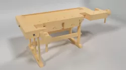 carpentry table 3D model