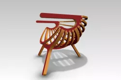 Chair shel 3D model