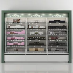 Chanel Perfume Shelving 3D model