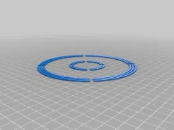 Circular Printbed Calibration Pattern v3