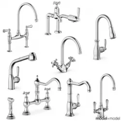 Classic taps 3D model