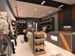 Cloth showroom 3D model