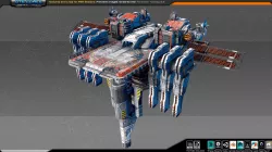 Colony Observatory Platform CF6 Low-poly  3D model