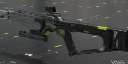 Concept Sci fi rifle 3D model