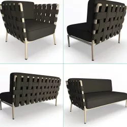 Conic Furniture Collection Cane-Line 3D model