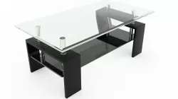Dark Glass Coffee Table - 3ds Max 3D model
