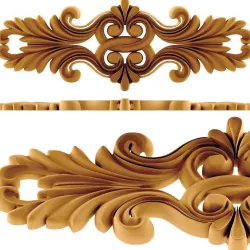 Decor art  3D models for artcam and aspire 3D model