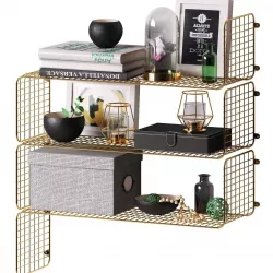 Decorative set with shelves IKEA 3D model