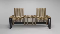 design bench transformer Low-poly  3D model