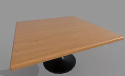 Dinning Table  Low-poly  3D model