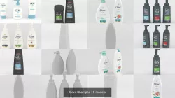 Dove Shampoo 3D Model Collection