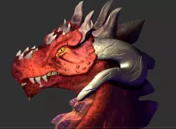 Dragon head 3D model