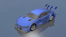 Dtm Car Low-poly  3D model