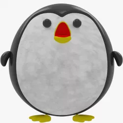 Duck Cartoon 3D model