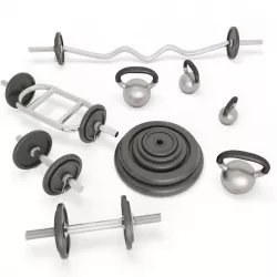 Dumbbell Fitness 3D model