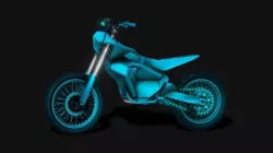 Eco E-Bike Punisher 30KW 3D Model Low-poly  3D model