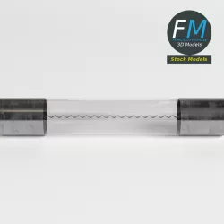 Electronic axial fuse 3D model