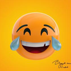 Emoji Laugh Out Loud  Low-poly  3D model