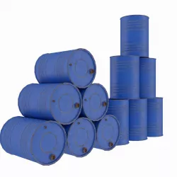 Engine Oil Barrel Low-poly  3D model