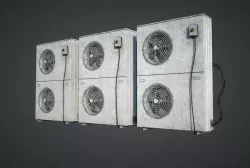 External Vents Low-poly  3D model
