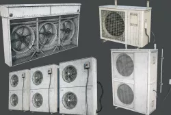 External Vents Pack Low-poly  3D model