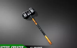 Fantasy Battle Mace low poly 3d model Low-poly  3D model