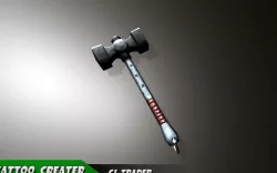 Fantasy Mace Lowpoly 3D Model Low-poly  3D model