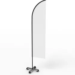 Feather flag 3D model