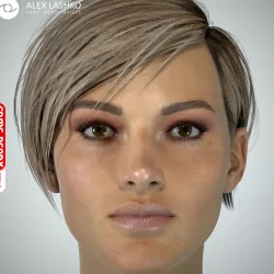 Female Head - Ana - Gen2  3D model