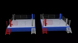 Fighting Ring  - Boxing ring  3D model
