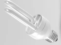 Fluorescent Light Bulb 3D model