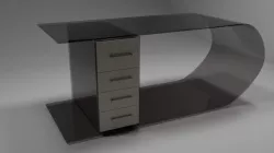 Glass Table 3D model