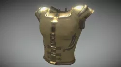 Gold Armor 3D model