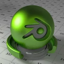 Green Car Paint Shader Texture