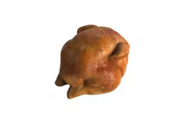 Grilled chicken food model 3D model