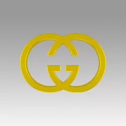 Gucci logo 3D model