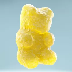 Gummy Bear Low-poly  3D model