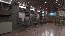 hair style interior design 3D model