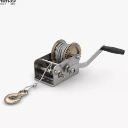 Hand Winch 3D model