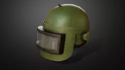 Helmet heavy Low-poly  3D model
