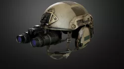 Helmet tactical gear Low-poly  3D model