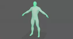 Human Base Mesh 3D model