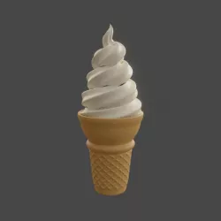Ice cream 3D model