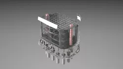 IN-12 Nixie Soviet Tube 3D model