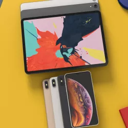 iPhone XS Max and iPad Pro 2018 Bundle With All Colors 3D model